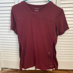 Jaanuu Burgundy Scrub Set S/SP